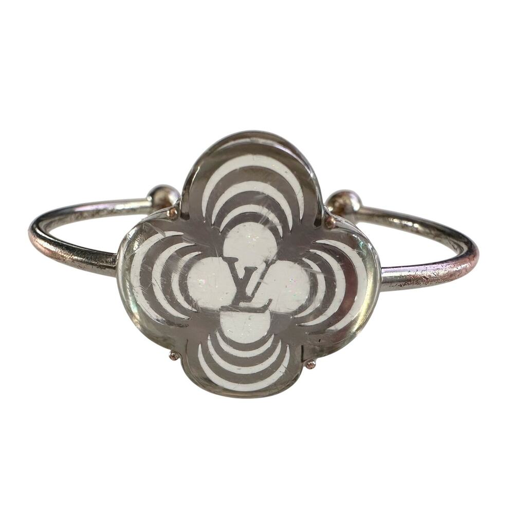 Louis Vuitton AlaFiorie Silver Bangle Bracelet